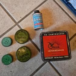 Lot 6 anciennes bo&icirc;tes pour collection ou pas