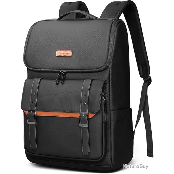 Sac � Dos Ordinateur 17,3 Pouces L�ger Imperm�able Sac a Dos Femme Homme Vintage pour Travail Voyage