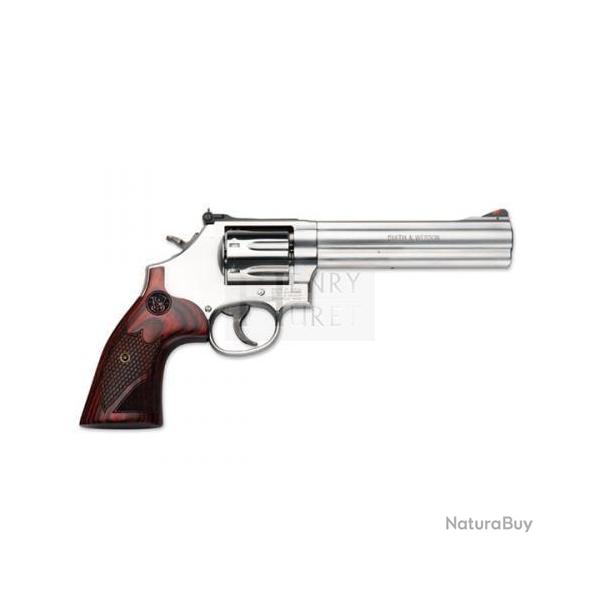SMITH ET WESSON 686 PLUS 357 MAG 7CPS 6 POUCES CROSSE BOIS