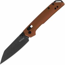 Couteau Kershaw Mini Iridium Lame Acier D2 Manche Aluminium Bronze DuraLock KS2051RBRZBW