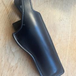 Holster cuir Saddlery el Paso revolver 4 pouces