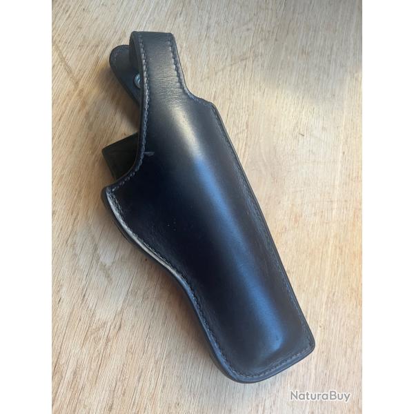 Holster cuir Saddlery el Paso revolver 4 pouces