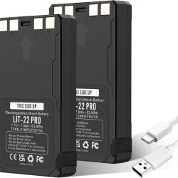 Lot de 2 Batterie Lit-22 Pro pour Spypoint s&eacute;rie Flex
