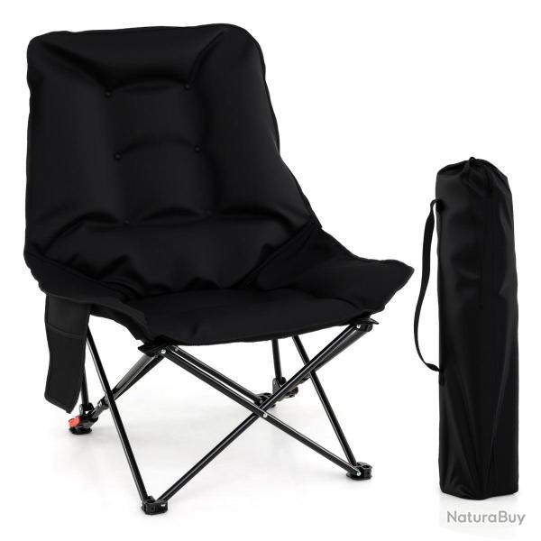 Chaise de camping pliable portable dossier r�glable 65/81 x 73,5 x 91/87 cm confort am�lior� ambian