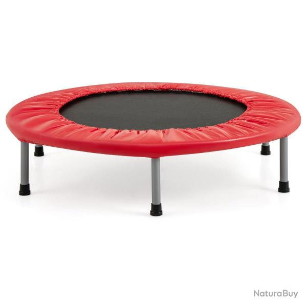 Trampoline pliable diam�tre 95,5 cm pour int�rieur et ext�rieur avec s�curit� renforc�e et structur