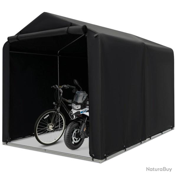Abri de rangement ext�rieur 160 x 218 x 164 cm r�sistant aux intemp�ries format portable en acier g