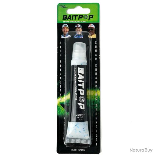 Attractant BaitPop Elite 20ml #Monkey Milk Shad