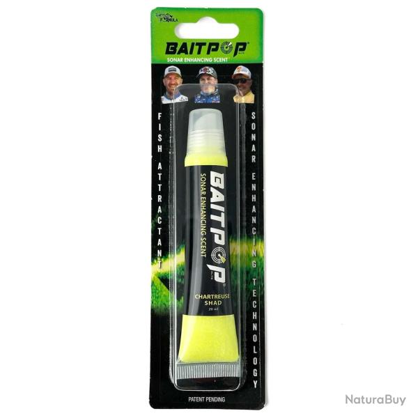 Attractant BaitPop Elite 20ml #Chartreuse Shad