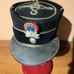 Kepi sous lieutenant Grande Tenue Sapeurs Pompiers - militaria - ww1