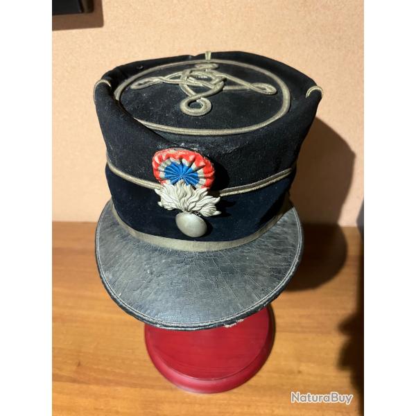 Kepi sous lieutenant Grande Tenue Sapeurs Pompiers - militaria - ww1