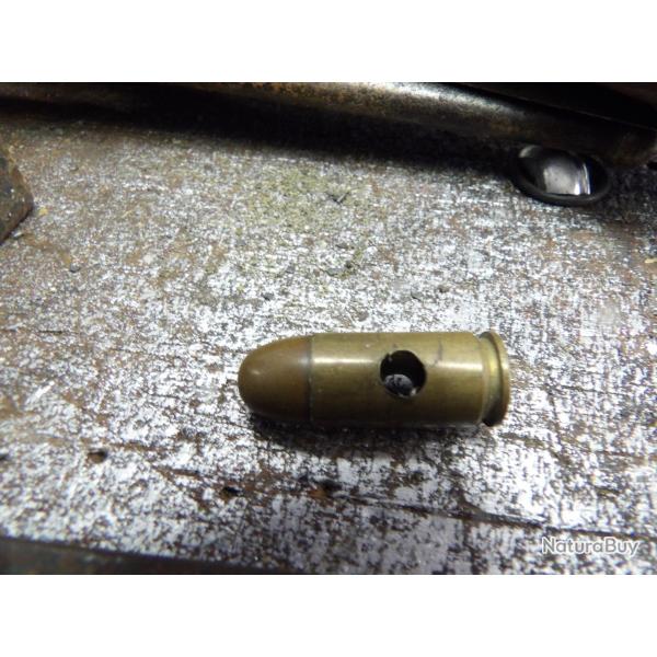 11.43 colt 45 Thompson FR 1954 indochine perc�e part en part / tour de cou neutralis�e 45acp Alg�rie