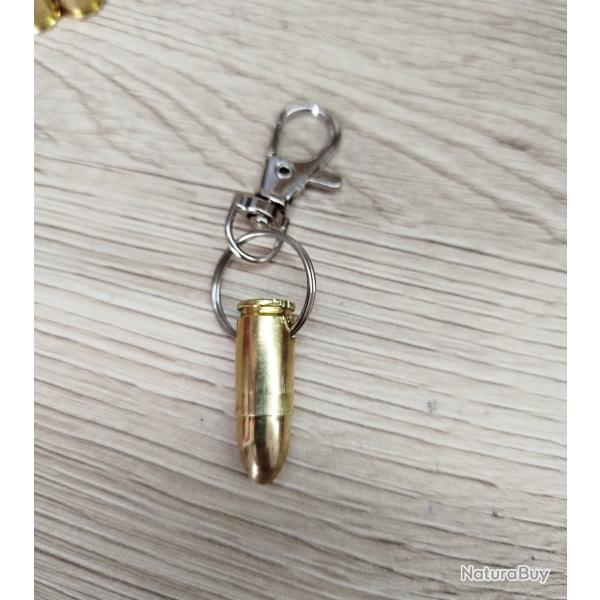 porte clef cartouche 9mm