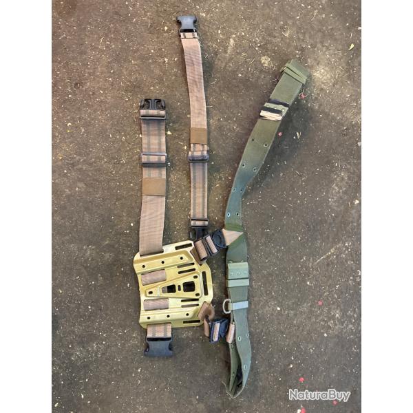 Ceinture et porte holster rigide de cuisse