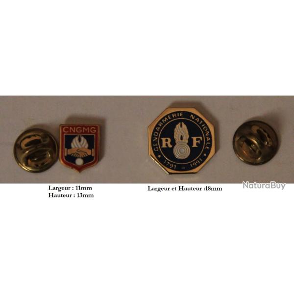 2 Pin's Gendarmerie