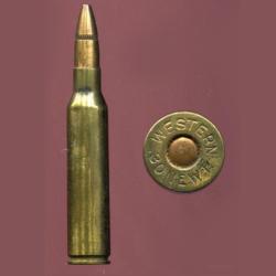 .30 NEWTON - marquage : WESTERN 30 NEWT - balle cuivre pointe creuse