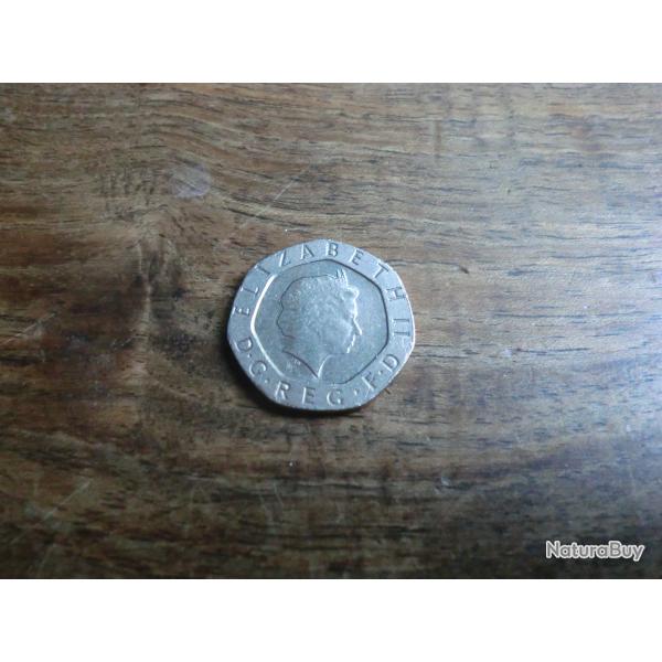monnaie g bretagne 20 pence 1982