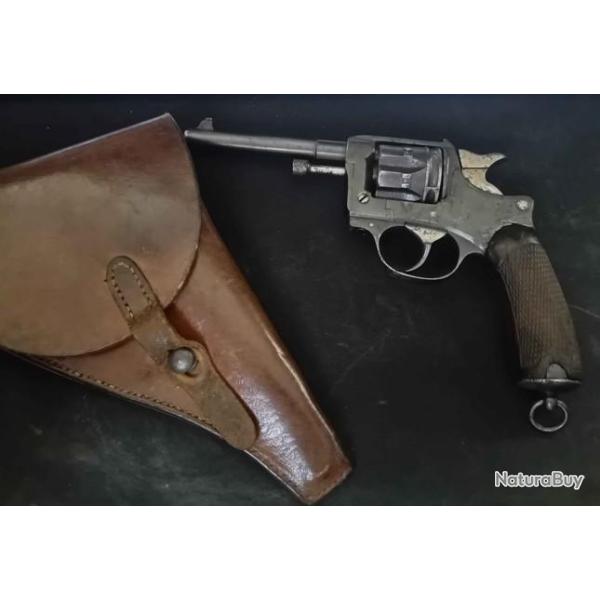 REVOLVER 1892 CIVIL (COPIE DU REVOLVER D'ORDONNANCE MAS 1892) + HOLSTER + KIT DE NETTOYAGE