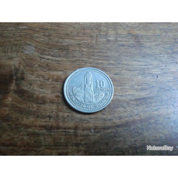 monnaie guatemala dix centavos  1994