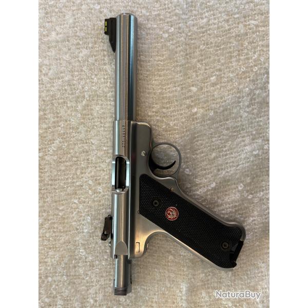 Pistolet Ruger Mark III Target Inox 22 LR