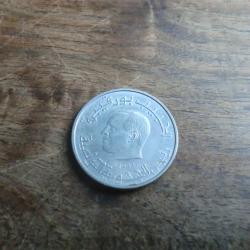 monnaie tunisie 1/2 dinar   1983