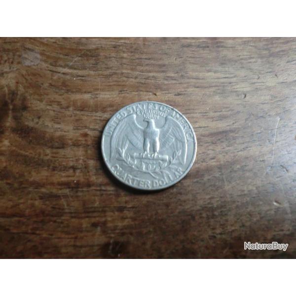 monnaie quarter dollard 1974