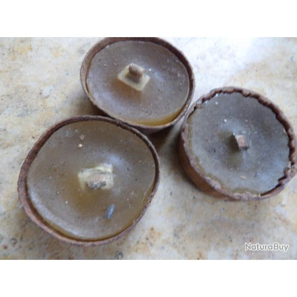 Bougie dotation tranch�e Allemand Deuxi�me Guerre Mondiale dite Hindenburg bunker 1