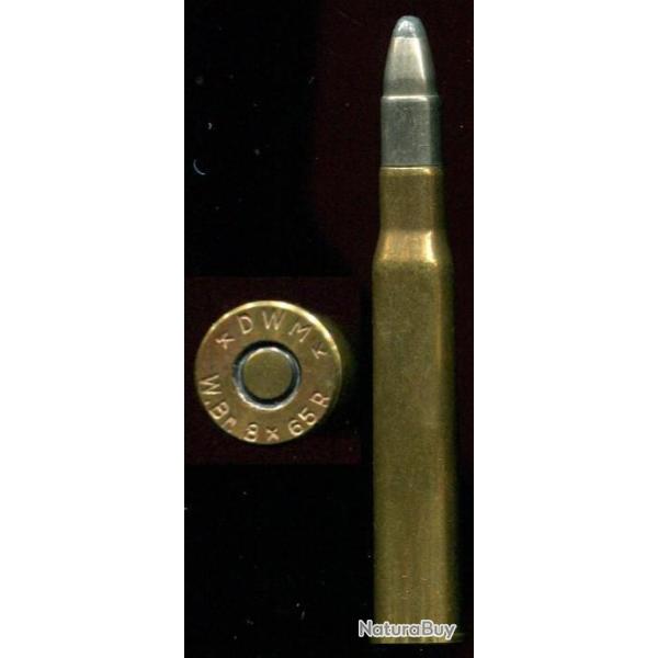 8 x 65 RS Brenneke - RARE marquage : DWM  W Br. 8X65 RS -