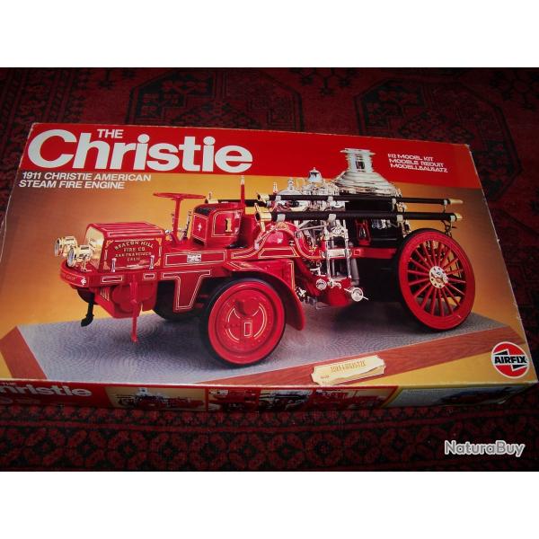 Maquette Airfix .. " the CHRISTIE " ..1911 americain Steam Fire Engine ...aux 1/12 ...Maquette neuve