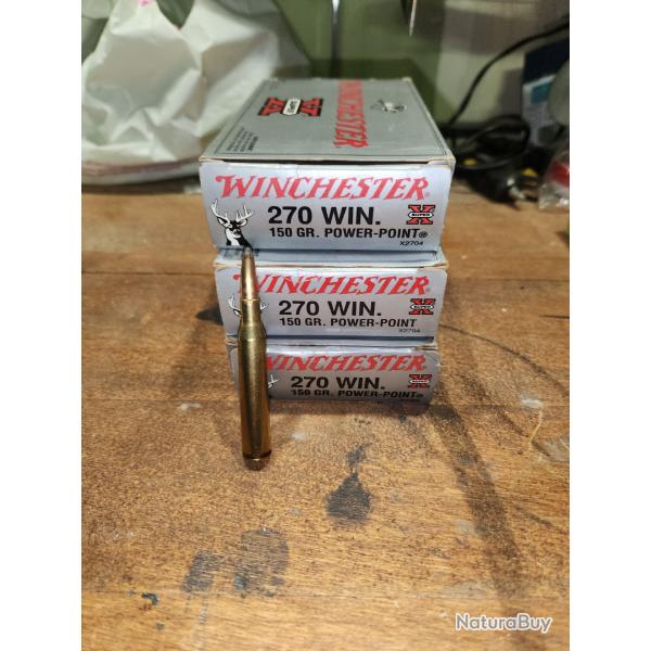 Winchester 270 ,150grs ,power point