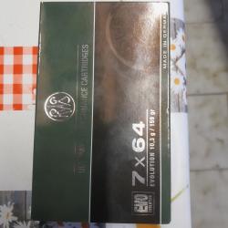 1 boite neuve de 20 munitions calibre 7X64 RWS Evolution power Bonded 10,3 grammes ou 159 grains