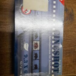 1 boite de 20 munitions RWS Cin&eacute;shot calibre 9,3 X 62 ou 12,7 grammes.