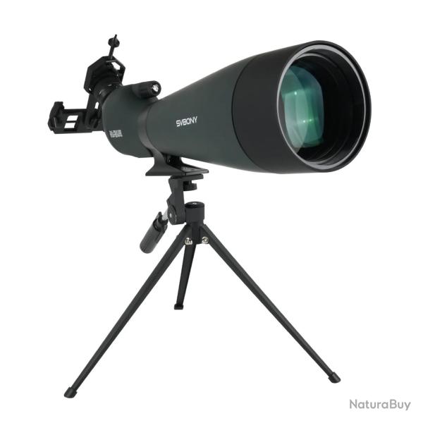 Longue-Vue HD 25-75x100 BAK4 FMC avec Tr�pied et Adaptateur Smartphone pour Chasse Observation Tir