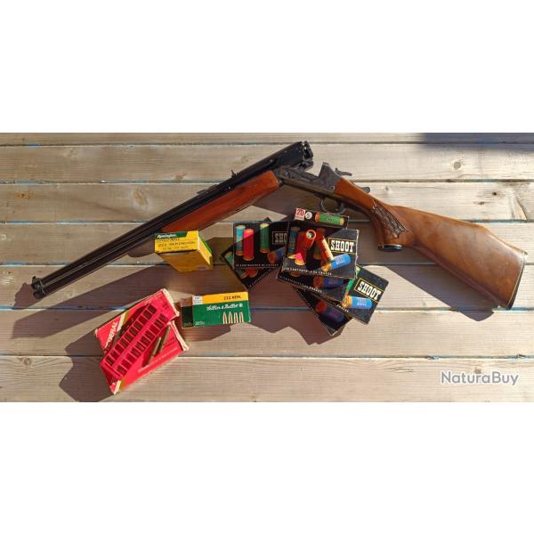 Carabine mixtes Savage 24V series C 222-20/76