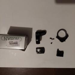 Montage pivotant Rusan diam&egrave;tre 34 Browning Benelli ou autres