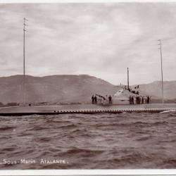 CPA -Marine de Guerre -  SOUS-MARIN " ATALANTE "- N&deg;6007