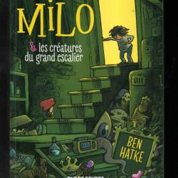milo et les cr&eacute;atures du grand escalier , bd pour la jeunesse