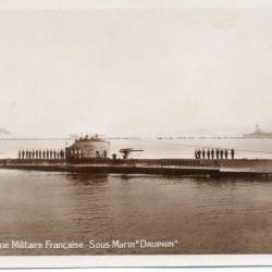 CPA -Marine de Guerre -  SOUS-MARIN " DAUPHIN "- N&deg;6009