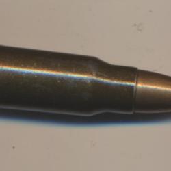 (5940-28621) UNE CARTOUCHE 7,92x33 KURZ, Allemagne WW2 par hla  &eacute;tat neuf ! marquage : hla- St 21 44