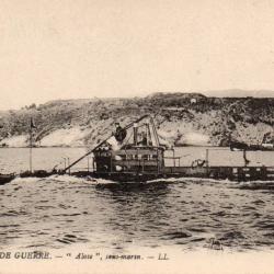 CPA -Marine de Guerre -  Sous-Marin " ALOSE " - N&deg;6012