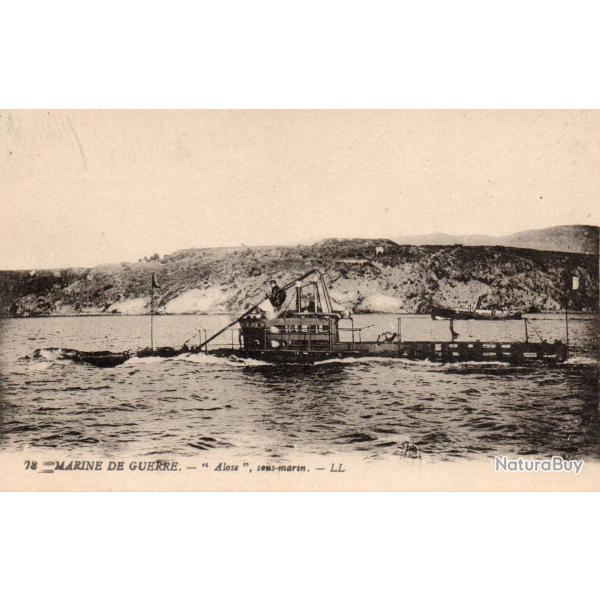 CPA -Marine de Guerre -  Sous-Marin " ALOSE " - N�6012