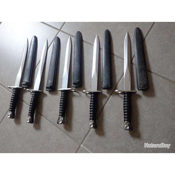 Baionnette Suisse pour FASS 57 (ou pour la chasse ?). Stgw 57 Bajonette