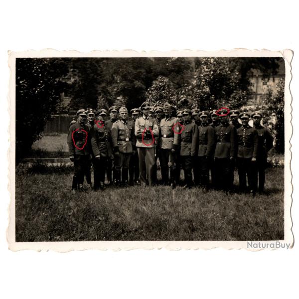 Rare photo Pologne Sonderdienst / Police - Cracovie auxiliaire gardien
