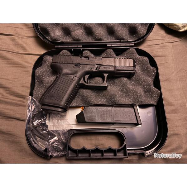 NEUF  | Pistolet Glock 19 Gen 5 | Calibre 9x19