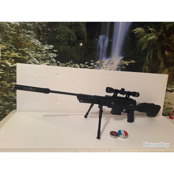 Carabine � plomb black ops sniper Tactical 4,5mm (19,9 joules)
