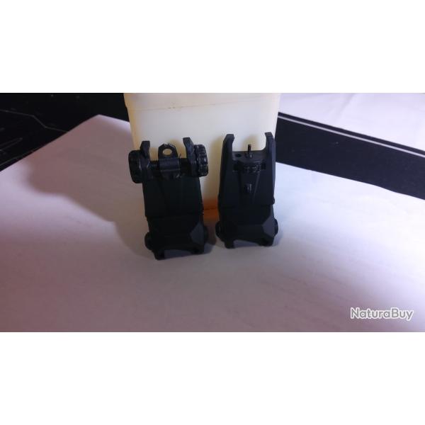 ORGANES DE VIS�E HAUTS PICATINNY RABATTABLES TYPE AR15 SABER GEARS