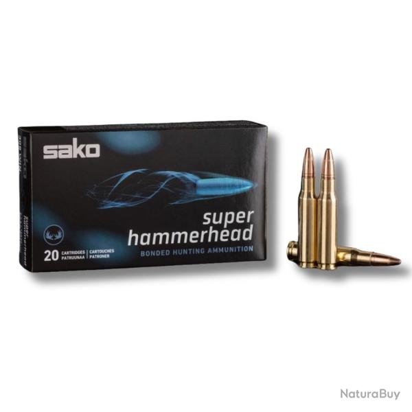 Cartouches SAKO 300 Win Mag Super Hammerhead SP 180grs x20