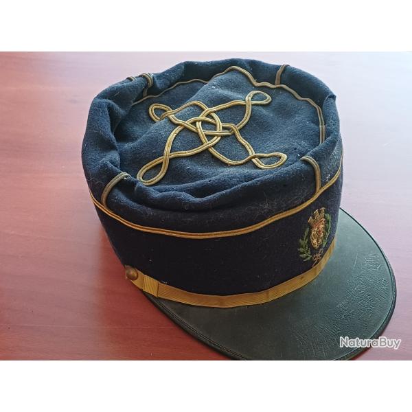 Tr�s ancien et rare k�pi foulard de policier municipal - vers 1900