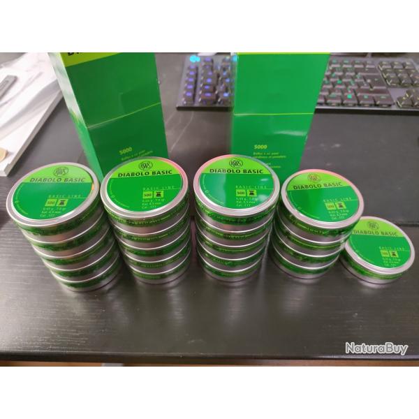 Plombs Diabolo Basic - Calibre 4.5 mm / .177