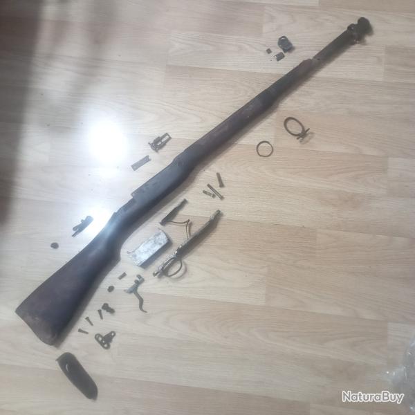 Crosse et m�canisme pour fusil U.S 17Pour restauration