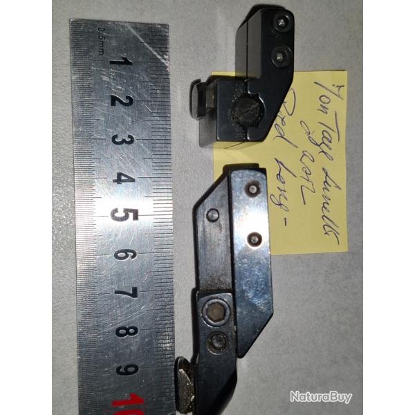 MONTAGE AMOVIBLE � RAIL ( pied long)